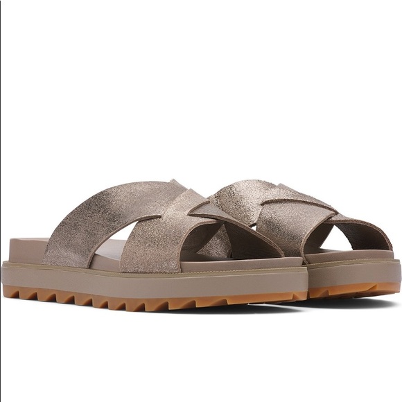 SOREL Roaming Crisscross Slide Sandals - Picture 2 of 4